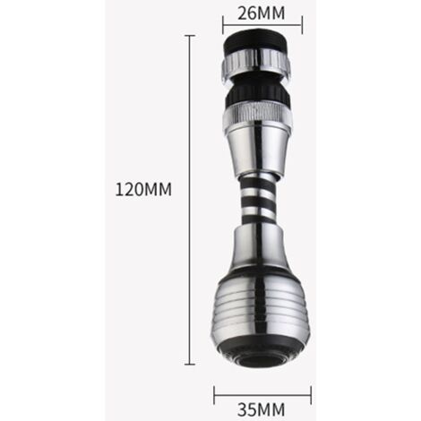 Ej.Life 360° Pivotant Aérateurs de Robinet, Robinet Économiseur d
