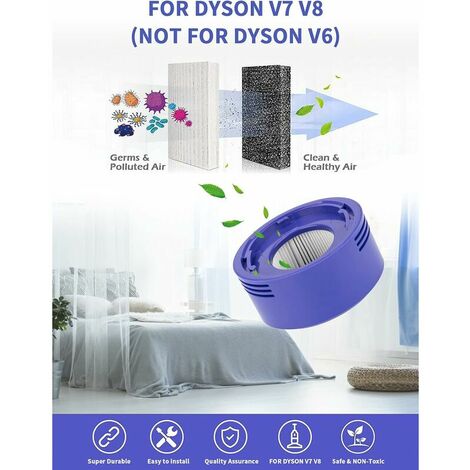 Dyson V15 Detect Complete (Extra)  Filtre Filtre Postmoteur HEPA  de Qualité Supérieure