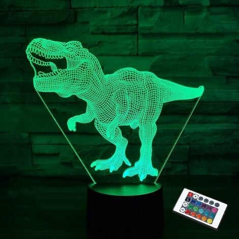 Veilleuse dinosaure rechargeable à DEL à changement de couleur Globe  Electric