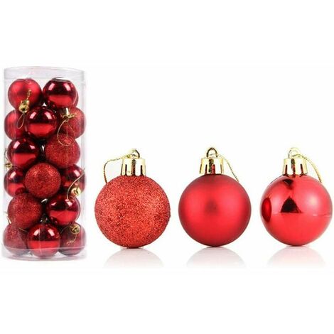 Lot de 6 boules disco argentées de 4cm pour décoration de fête, de Noël, de  mariage