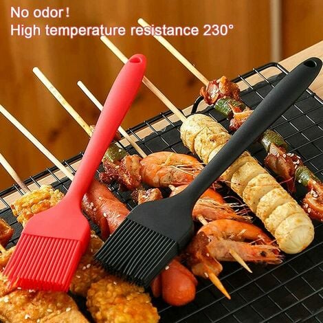 4 pièces Brosse à badigeonner,Premium Pinceau pour Barbecue,l