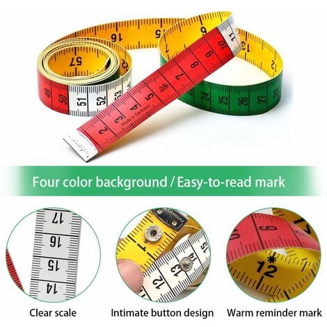 Mètre ruban centimétrique pour mesurer, coudre et confectionner des  vêtements - 1 cm x