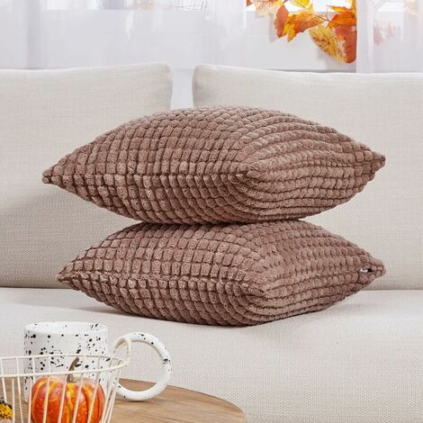 Lot de 2 Housse de Coussin, pour Décoration de Particules Canapé