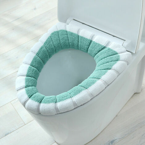 Housse de siège de toilette, Protège lunette de wc, épaisse et douce de  luxe, Extensibles compatible