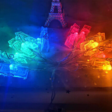 Voyants LED en forme de chaîne en étoile Rideau Chambre de la