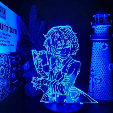 3D Illusion Lampe Pokemon Dessins Acrylique lampe Enfants Bébé