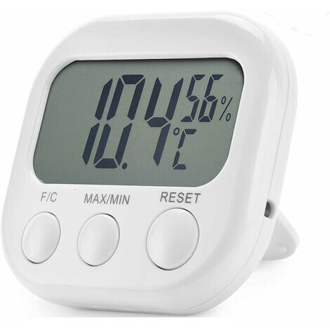 Thermomètre d'intérieur Hygromètre-Haute précision-Indicateur numérique de  température et d'humidité