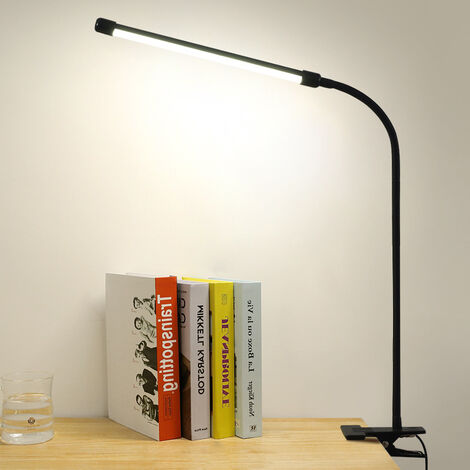 LED Lampe De Bureau à Pince, USB Alimenté Flexible Lampe De