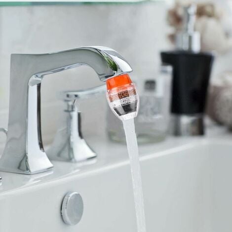 Mini filtre à eau Purificateur de robinet Purificateur de charbon Outil  Maison(3pcs) GROOFOO