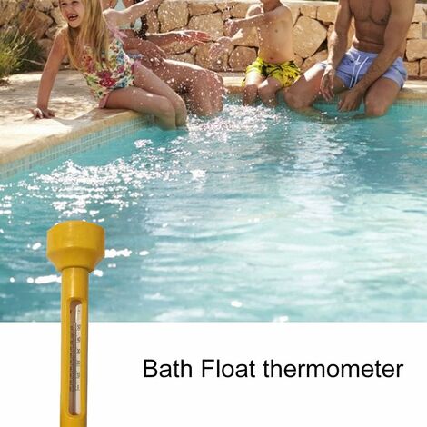 Thermomètre de piscine flottante numérique LCD moniteur eau et température  in