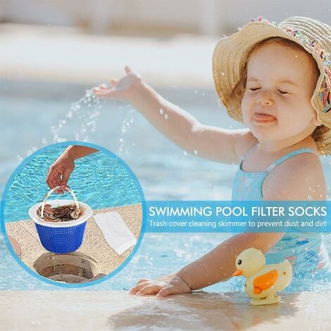 Chaussette Skimmer Piscine Pool Skimmer Socks Chaussettes Skimmer  Reutilisable Super Élastique Pour Peuvent Emprisonner Pollen Feuilles