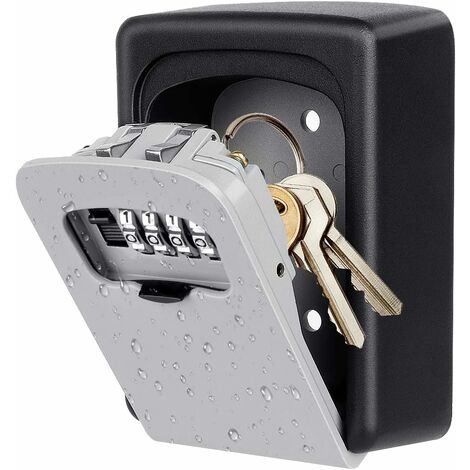 Boîte de rangement à clé à clé à verrouillage à combinaison