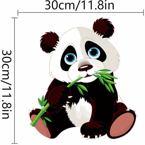 Enfant Peinture Numérique,Panda Animal Mignon Aquarelle,Diy