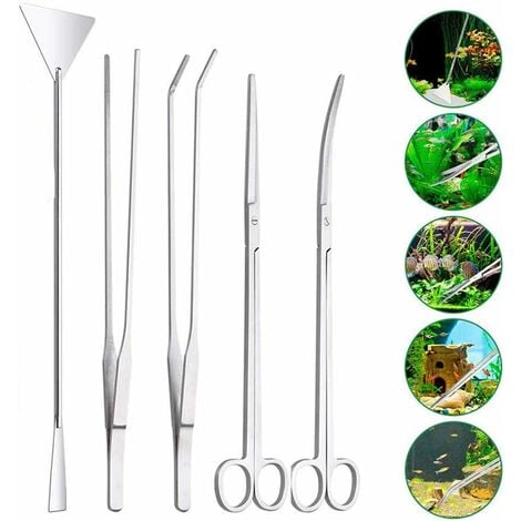 Pince pour Aquarium, réservoir d'alimentation, outils, accessoire, outil d' aquarium, attrape les reptiles, ménage aquatique