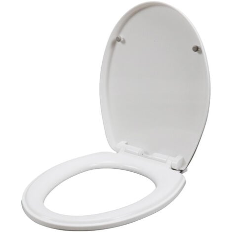 Abattant WC avec Frein de chute - Lunette de toilette Clipsable - Fermeture  en Douceur - Système Antidérapant - Démontage