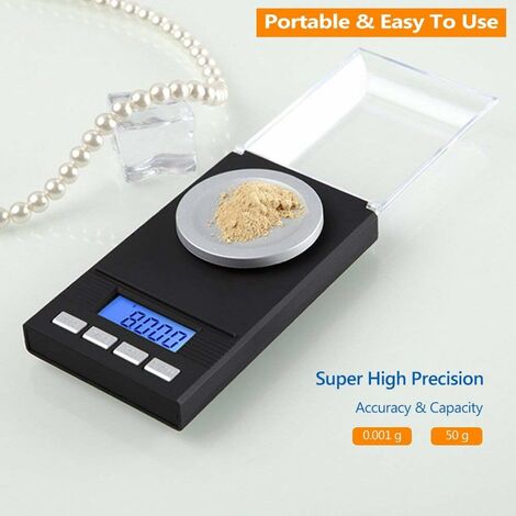 Balance de Poche de Precision,Balances de Bijoux 50 X 0.001g