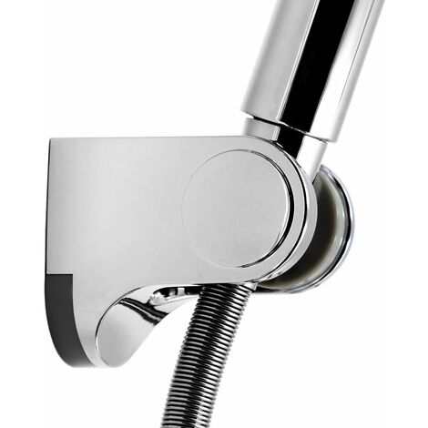 Barre de douche en ABS chromé 22mm, support coulissant réglable,  accessoires de robinetterie de salle de bains - AliExpress