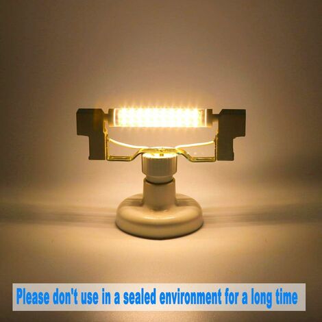 Ampoule LED R7S 78mm 10W Dimmable, R7S OCB LED Tubes pour Projecteur,  Linéaire Remplacer Lampe Halogène J118 100W, Éclairage à 360 Degrés, Blanc  Naturel 4000K 1000LM, Sans Scintillement, lot de 2 