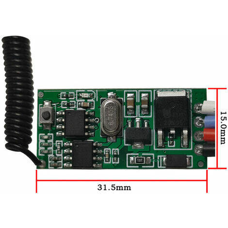 Télécommande miniature 3.6V, contrôle d'accès par LED
