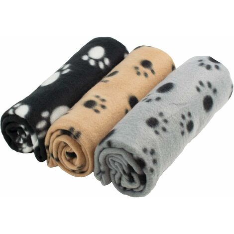 Plaid en Polaire pour Chien et Chat motif Pattes