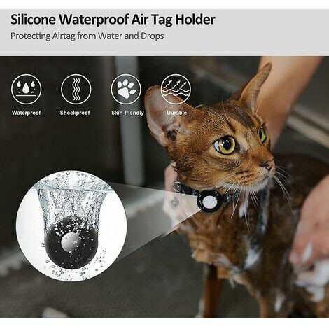 Collier Pour Chat Airtag, Collier Pour Chaton Intégré Avec Support Apple  Airtag, Collier Pour Chat Gps Réfléchissant Avec Cloche [noir], Colliers De  Suivi Légers Pour Chats, Chatons Et Chiots