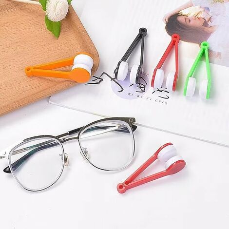 5 pcs mini lunettes de soleil lunettes de vue lunettes microfibre nettoyant  brosse douce outil de