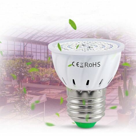 120W Ampoule LED de Croissance à Spectre Complet 180 LEDs Lampe Horticole  E27 Lampe pour Plante pour
