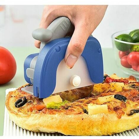 Coupe-Pizza de vélo en acier inoxydable, couteau à pâtisserie