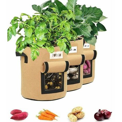 Sac de culture de pommes de terre NASUM suspendu respirant Durable sacs de  culture de plantation réutilisables sac de semis de jardin Jmax