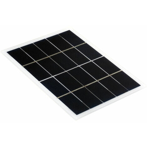 Mini Panneau Solaire, 3w 5v Silicium Polycristallin Kit Panneaux Solaires  étanche Camping en Plein Air Batterie Chargeur Pièces DIY pour Caravane Car