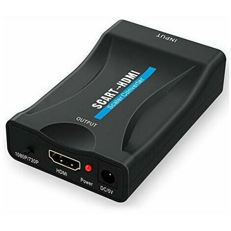 Convertisseur péritel (SCART) vers HDMI et scaler 720p