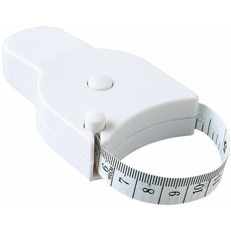 Mètre ruban télescopique automatique pour mesurer le corps (blanc