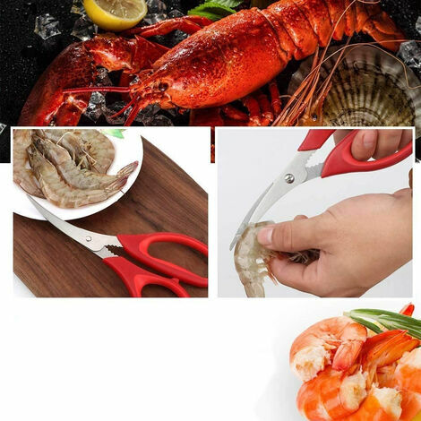 Ciseaux à homard en acier inoxydable, ciseaux de cuisine durables