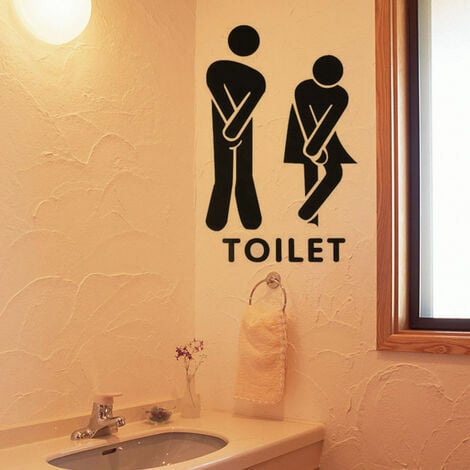 Stickers amusant pour toilettes