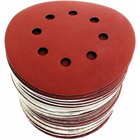 125 mm 5 pouces 150 mm 8 trous 225 mm P40 P60 P80 Drywall Disque