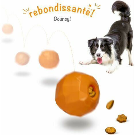 Balle indestructible à friandises - Chiens & Chats Boutique