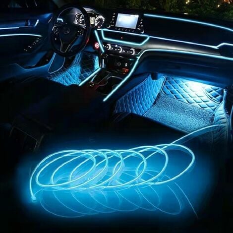 Bande lumineuse LED néon flexible pour intérieur de voiture