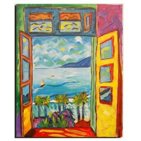 CLBre Peintre Matisse Affiche Paysage Murale Art Toile Tableau Peinture Bord  De Mer Paysage Murale Tableaux