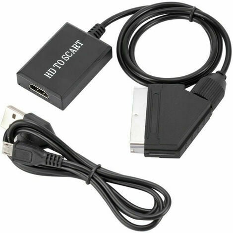 Péritel HDMI vers HDMI convertisseur UK Plug