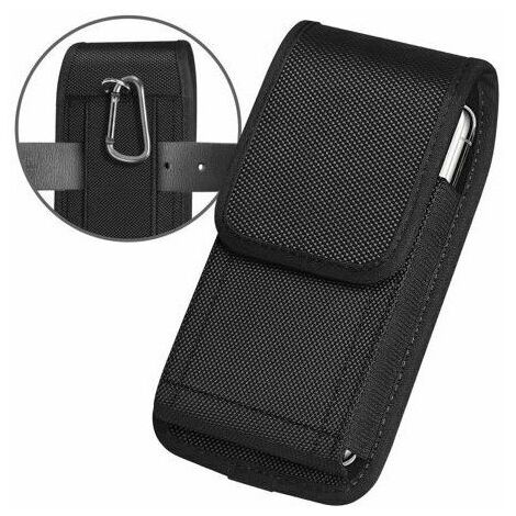 Sac Tactique Ceinture, Étui de Ceinture Pochette Téléphone Holster, Ceinture  Pochette Telephone Portable, Smartphone Holster, Tactique pour Téléphone  Portable, Sacoche Ceinture Nylon, Noir