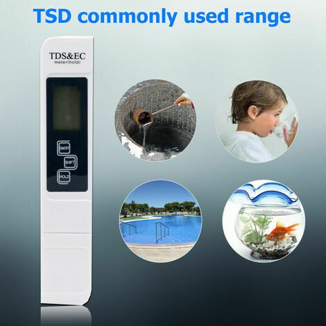 1X Testeur Numérique de qualité D'eau TDS LCD Pureté Compteur