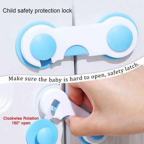 4PCS Serrure de sécurité enfant magnétique de sécurité enfant Serrure de  sécurité pour armoire invisible 3M pour le collage Serrure de sécurité pour