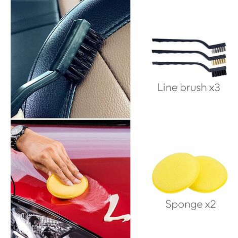 26 Pièces Kit De Nettoyage De Voiture Brosses De Détail / - Temu