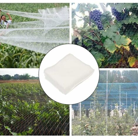 Filet de protection anti-insectes en maille fine pour jardin. serre.  plantes. fruits. fleurs. cultures 26m