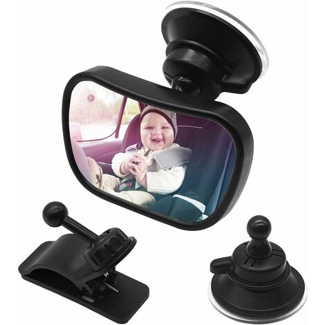 Rétroviseur Siège voiture de sécurité Grand miroir vue arrière pour bébé/enfant 
