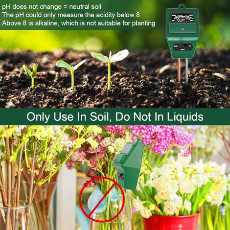 Haute précision de la terre de jardin testeur pH-mètre de l'humidité, le pH  du sol et de l'humidimètre outil Moniteur de jardinage des kits de test -  Chine PH-mètre du sol, le