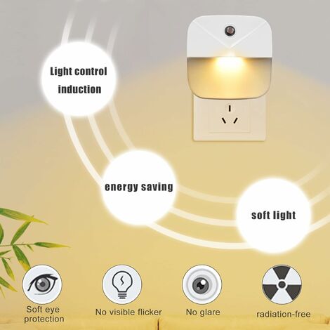 Veilleuse LED enfichable - Blanc