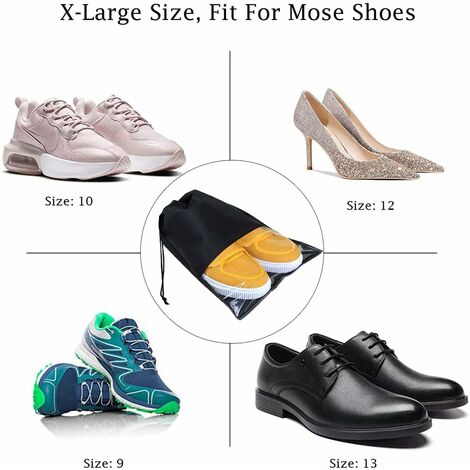 4 Pièces Sac à Chaussures de Voyage, Grand Sac de Rangement Anti-Poussière  Imperméable pour Chaussures