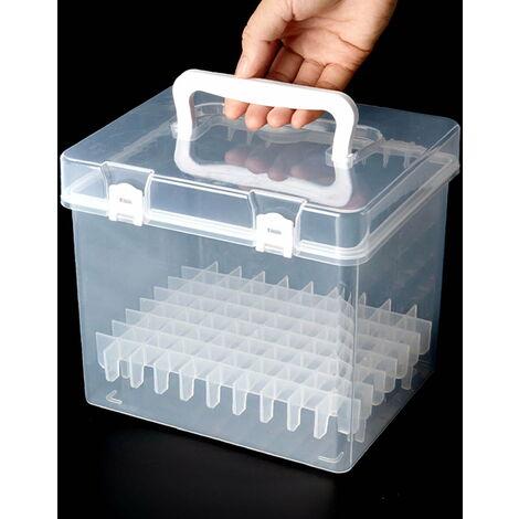 Petite boîte de rangement en plastique transparent résistante à l'usure  pour