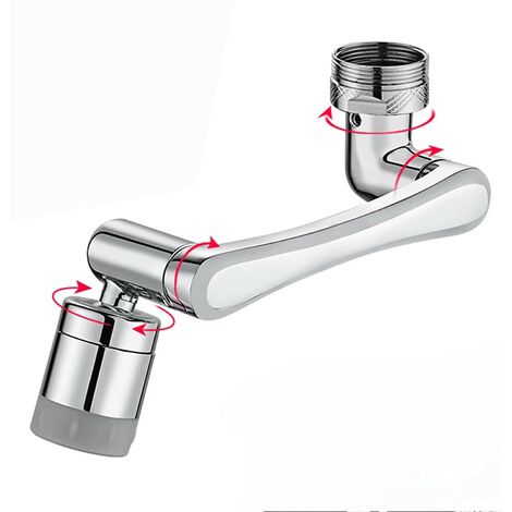 Robinet d'extension multifonctionnel rotatif, rallonge de robinet, aérateur  de robinet